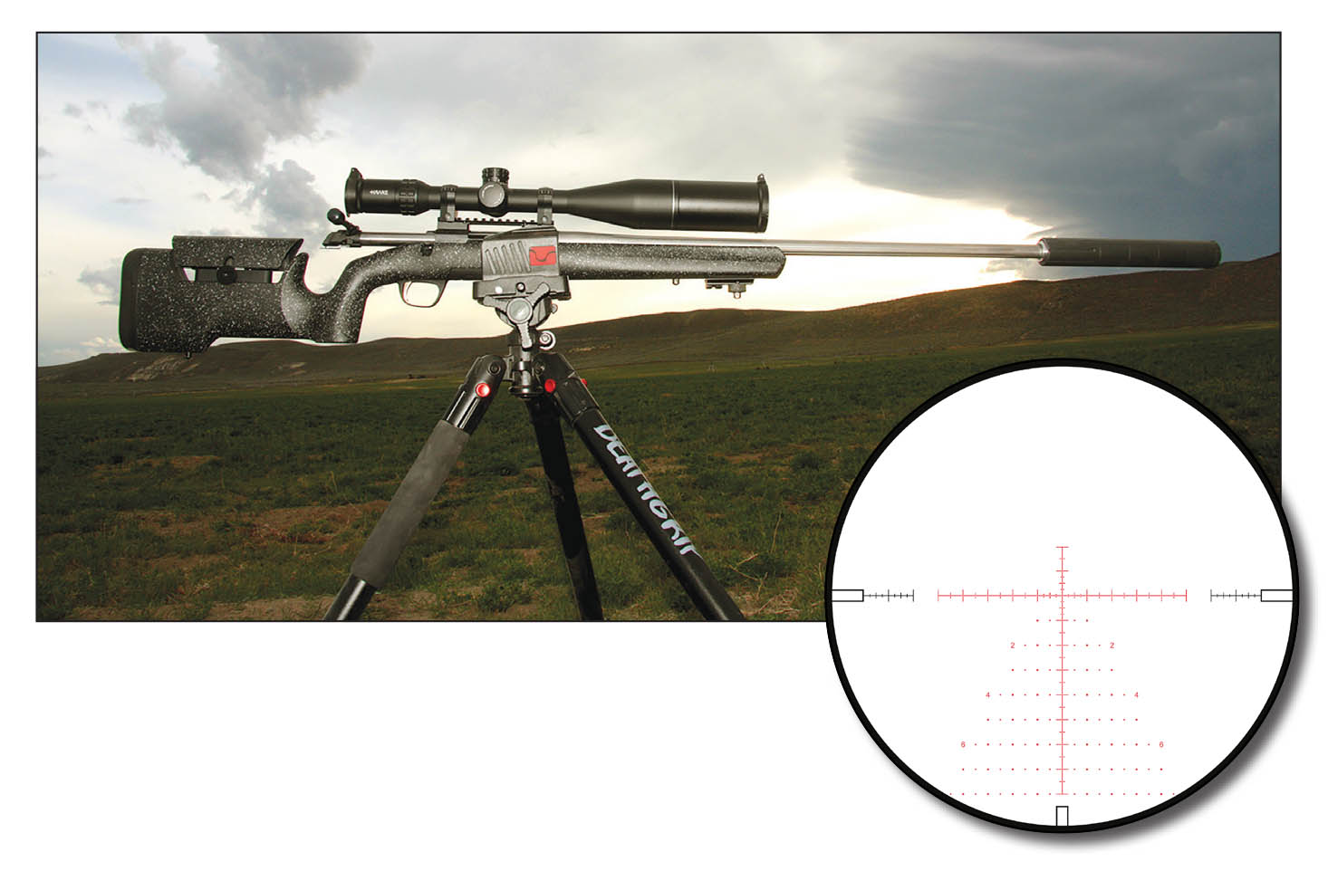 Hawke Sport Optics’ Frontier 30 SF 5-30x 56mm SF Mil Pro was tested through spring varmint season while atop a Browning X-Bolt LR Max rifle.